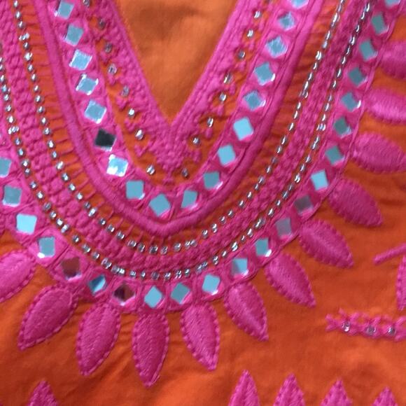 Tory Burch Tangerine Claudia Tunic - Picture 5 of 7